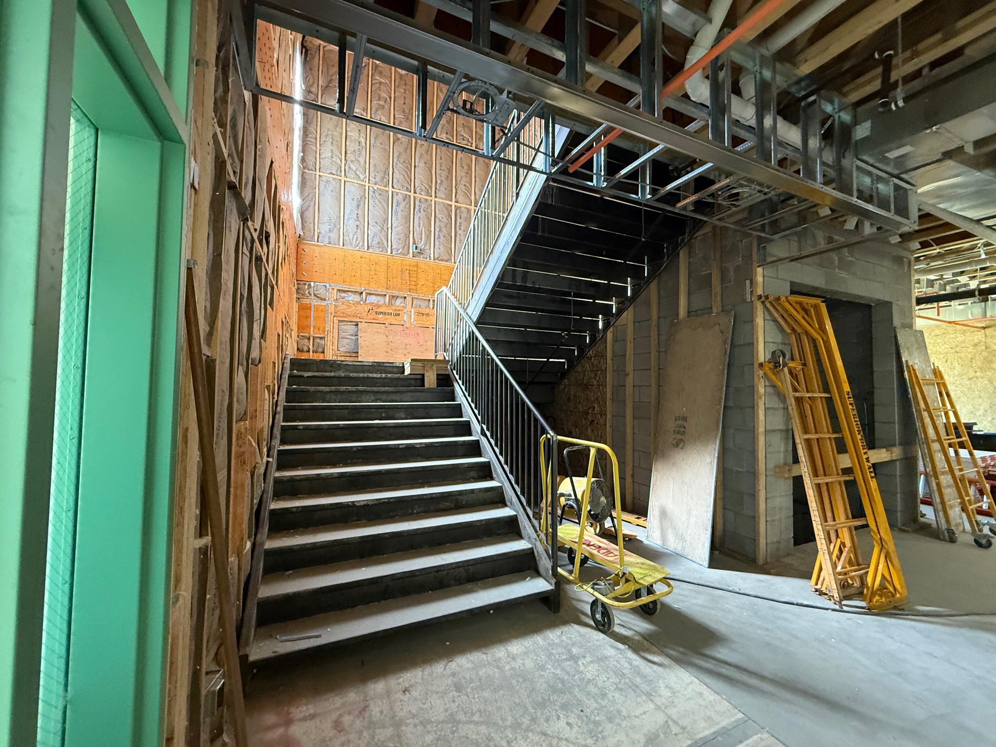 View of stairs to 2nd floor