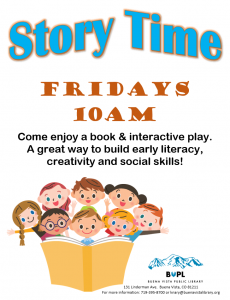 Story Time - 10 AM @ Buena Vista Public Library | Buena Vista | Colorado | United States