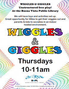 WIGGLES & GIGGLES @ Buena Vista Public Library | Buena Vista | Colorado | United States